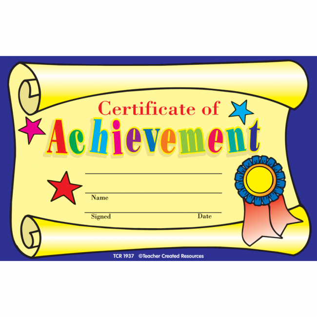 kids-certificates-certificate-of-achievement-awards-free-delivery