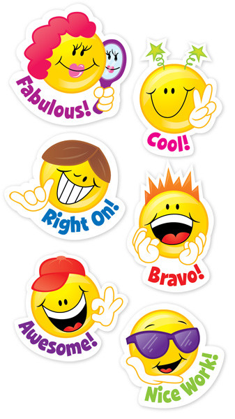 Smile EMOJI Emoticon PARTY Favors CLASSROOM Rewards Incentives TEACHER Smiley Face Laminated BOOKMARKS 4 Dozen 48 