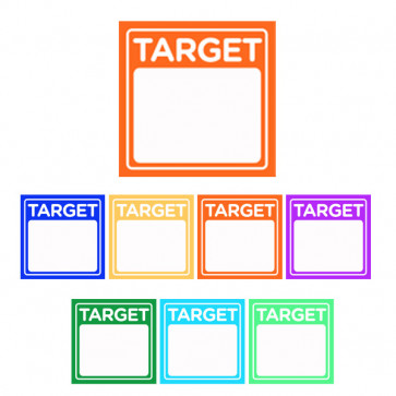 Teacher Marking Stickers | Target Stickers for Personalising with Student  Next Steps / Goals  or Objectives