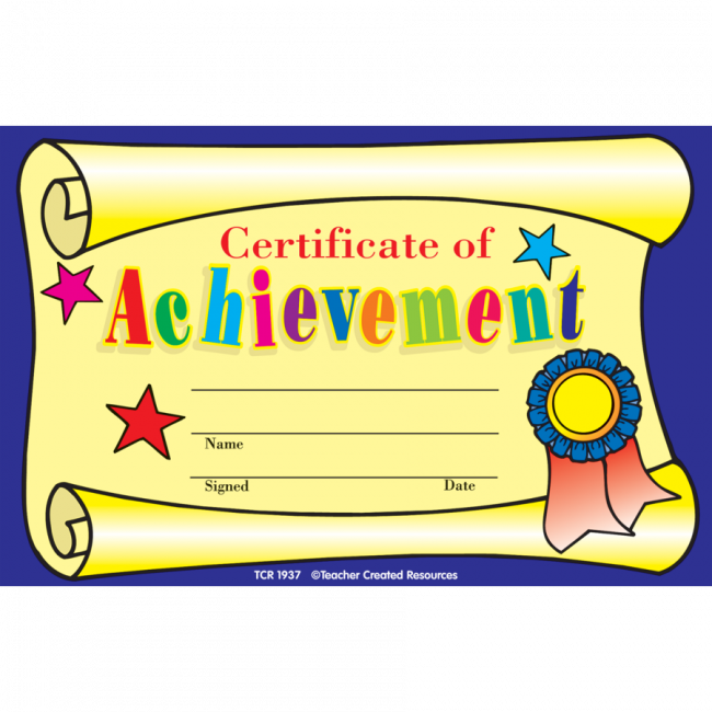 Kids Certificates Certificate Of Achievement Awards Free Delivery blank-award-certificate-9-examples-format-pdf