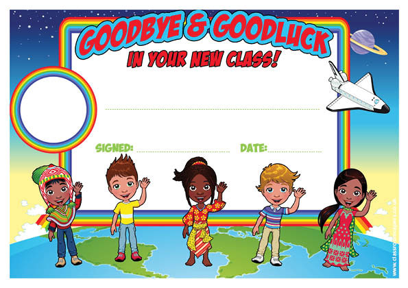 Personalised Certificates for Schools | Goodbye & Goodluck ... Personalised Certificates for Schools | Goodbye & Goodluck ...