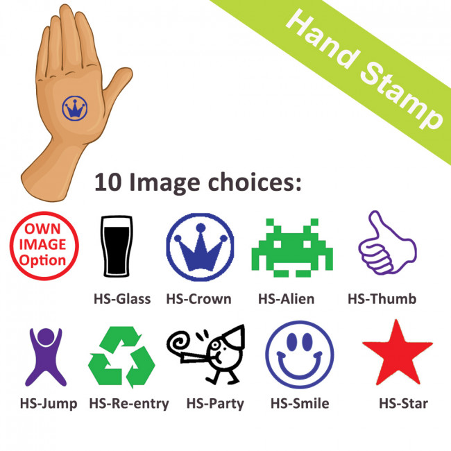 Hand Stamps  Skin Safe, Self-inking Event Re-entry, Hand Stamps. Free  Delivery