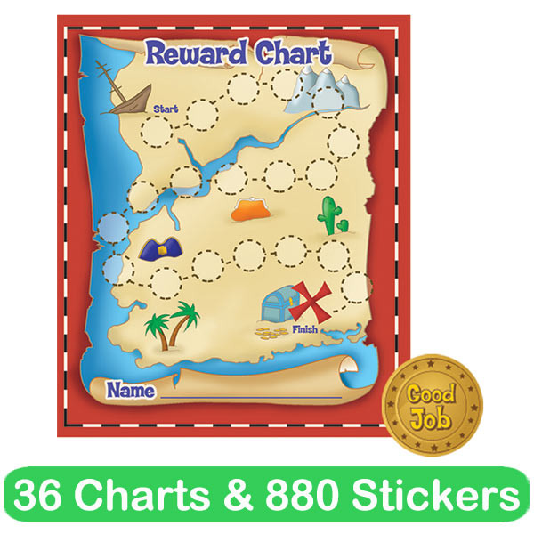 Pirate Sticker Chart