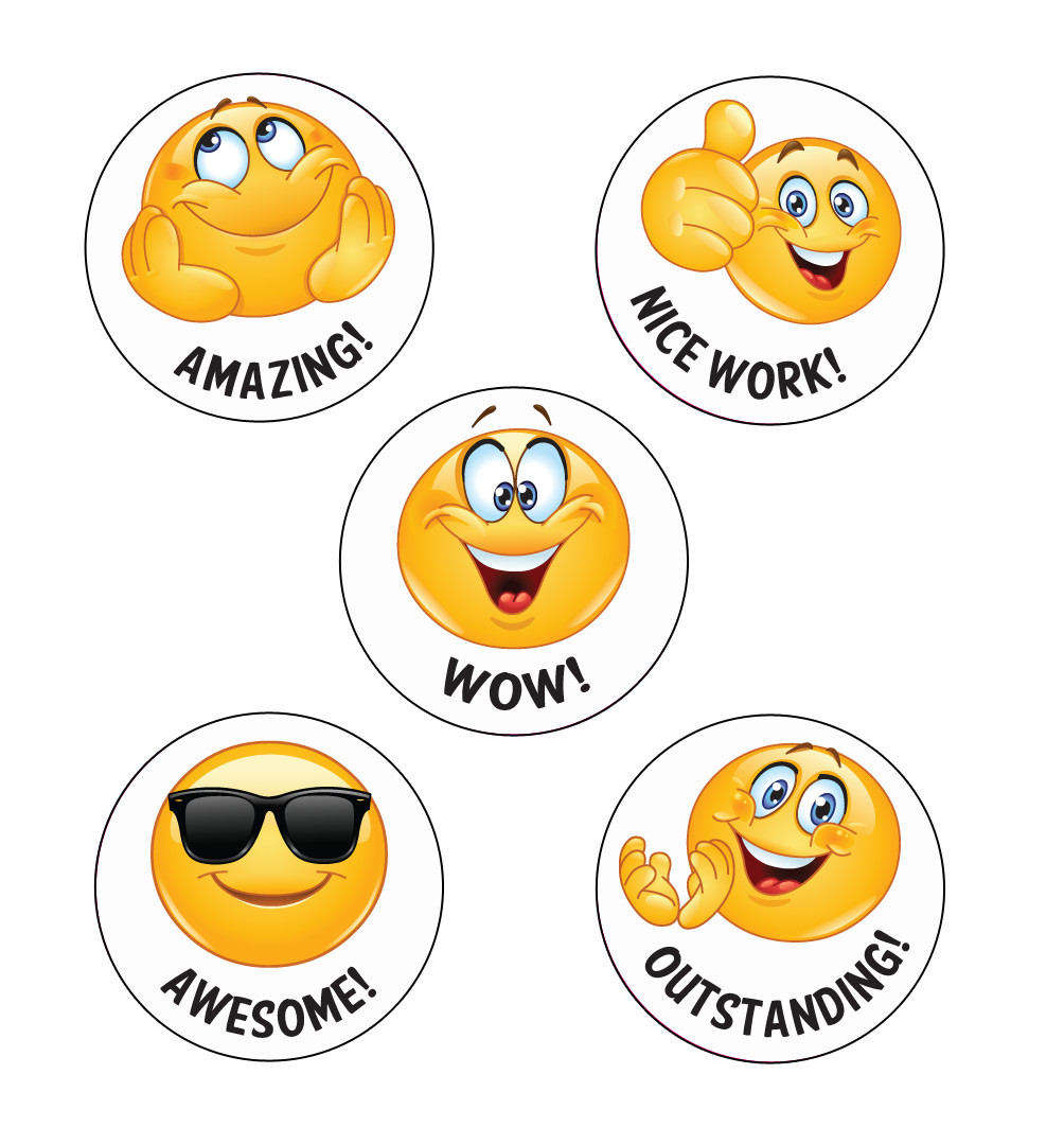 School Stickers WOW Emoji Reward Stickers Free Delivery School Stickers WOW Emoji Reward Stickers Free Delivery