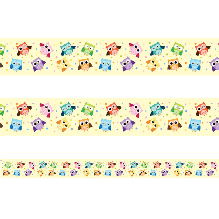 classroom-display-borders-colourful-owls-12-metre-borders-free-delivery