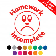 Homework incomplete Teacher Stamp ^*