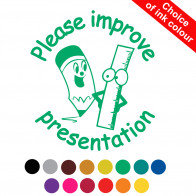 Please improve presentation Teacher Stamp ^
