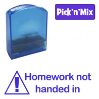 Homework not handed in Value Teacher Stamp (Blue)
