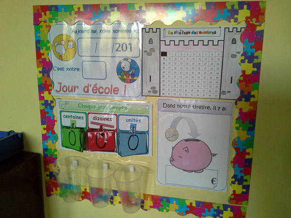 French teacher classroom display photo