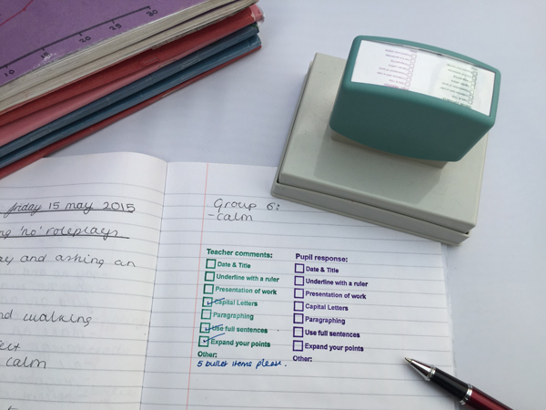 Reinkable Large Teacher Stamps