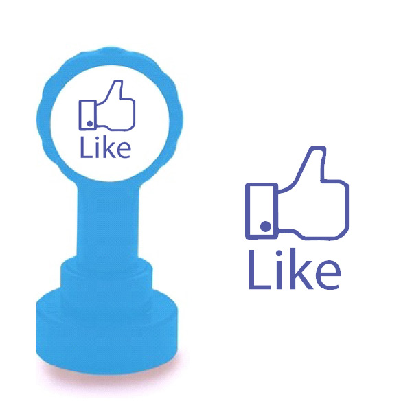 Facebook 'LIKE' School Stamp